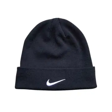 [ 00년대 ] NIKE 비니 니트 모자 자수 로고 구제 의류 빅 스우시