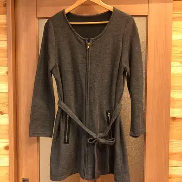 그레이 집업 가디건 긴팔