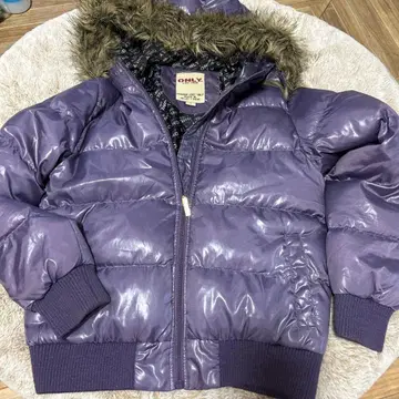 y2k 퍼플 패딩 자켓 그런지 헤이세이 00s 퍼 후드