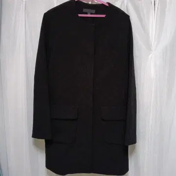 유니클로 블랙 롱 코트