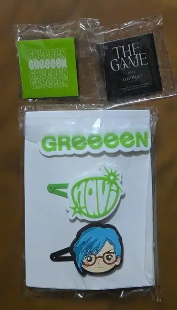 GRe4N BOYZ/GReeeeN navi 헤어핀 캔뱃지 세트