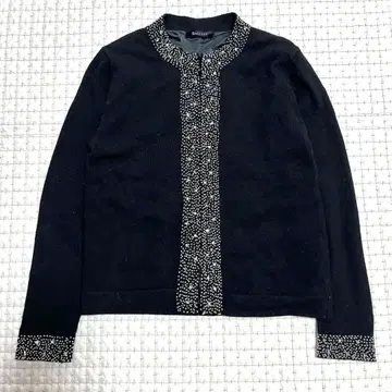 BALLSEY 볼지 가디건 비쥬 캐시미어 혼방 블랙 긴팔