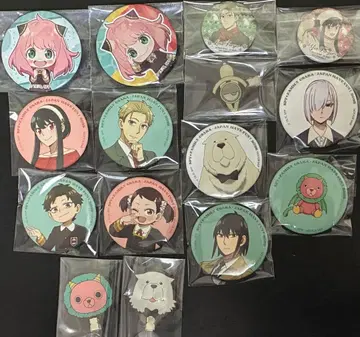 SPY x FAMILY 스파이 패밀리 캔뱃지 헤어 클립 묶음 판매