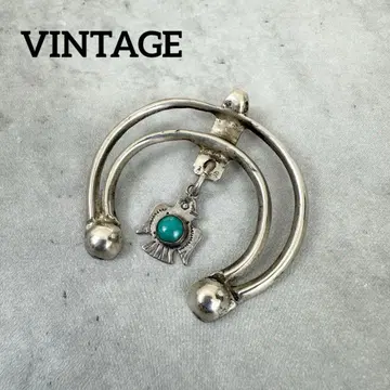 VINTAGE 나쟈 목걸이 탑 컬러 스톤 썬더버드