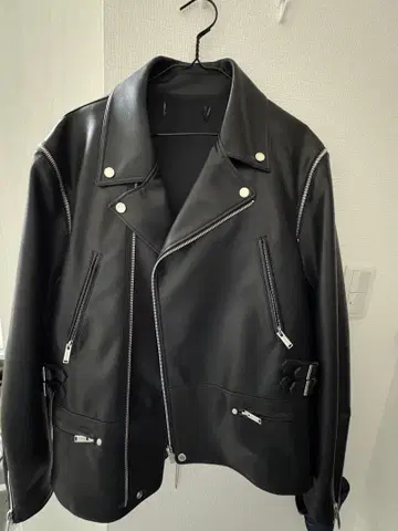 블랙 라이더 자켓 합성 피혁