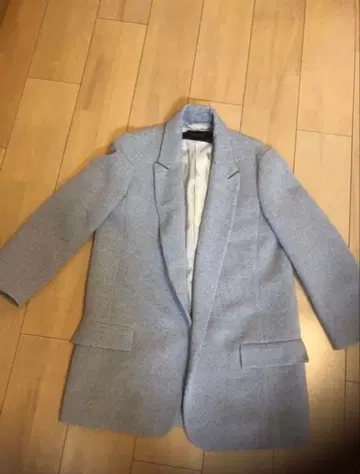 ZARA BASIC 그레이 테일러드 자켓 M