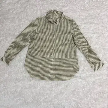 GIANNI LO GIUDICE 여성용 긴팔 셔츠 XL 스트라이프