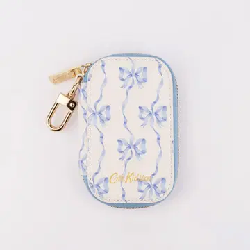 캐스키드슨 카우 가죽 키케이스 리본