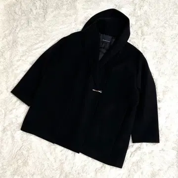 컨디션 최상 개럴개런트 리버 숄 코트 네이비 프론트 메탈