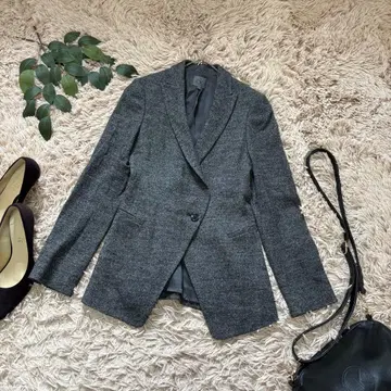 6686 캘빈클라인 테일러드 자켓 [ 2 ] 울 100%/멜란지 그레이