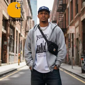 Carhartt WIP 칼하트 캡 네이비 로고 자수