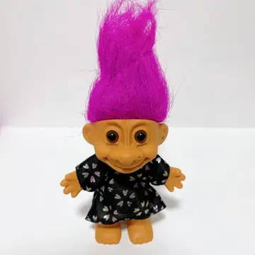 해외 트롤 인형 퍼플 블랙 드레스 아메토이