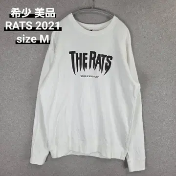 레어 새상품급 RATS 2021 맨투맨 트레이닝복 화이트 M