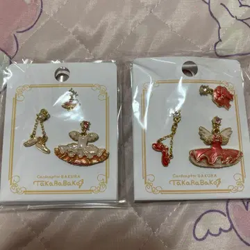 카드캡터 사쿠라 takarabako 귀걸이 2개 세트