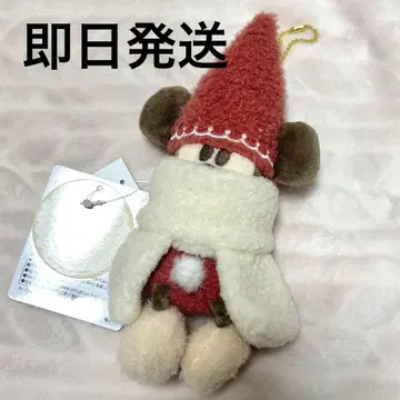 리루린린 인형 배지 빨간색 디즈니 크리스마스 2025