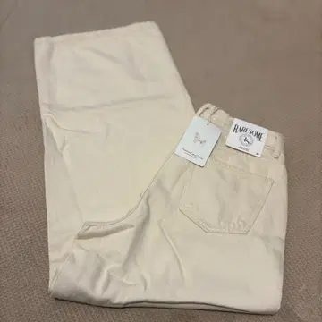 택 포함 새상품 nugu RARESOME 코튼 울 청바지 sizeM