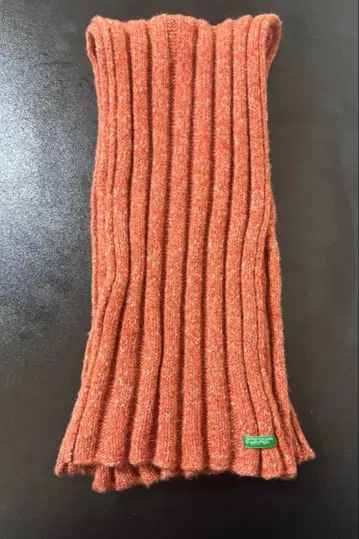 UNITED COLORS OF BENETTON 리브 머플러 오렌지