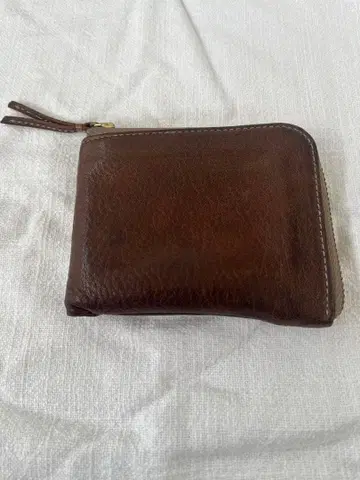 SLOW&CO 브라운 가죽 지갑