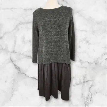 새상품급 SIMPLICITE 심플리시떼 도킹 플레어 원피스