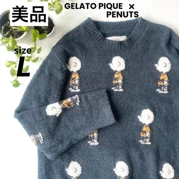 젤라또피케 x 피넛 찰리 브라운 룸웨어 L 파자마 상의