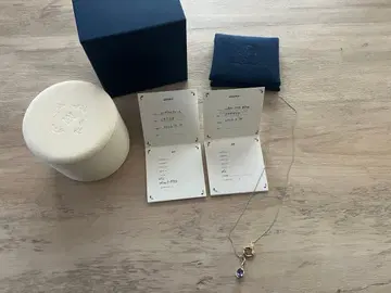 MILAMORE 미라모아 팥 체인 탄자나이트 참