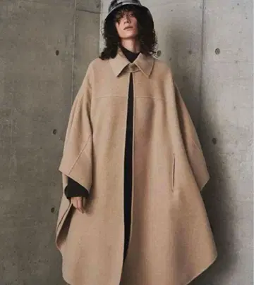 미라 오웬 판초 케이프 코트