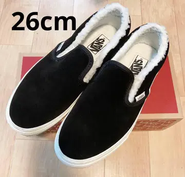 [ 새상품급 ] VANS 블랙 스웨이드 보아 슬립온 26cm
