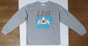 VTG! 80s 웍스 WORK'S 그레이 LOVE 긴팔 티셔츠
