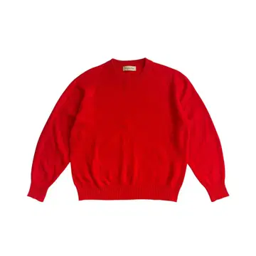 [ 캐시미어 100% ] Maglia Plus 빨간색 크루넥 스웨터 F