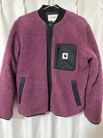 Carhartt 퍼플 플리스 자켓 M
