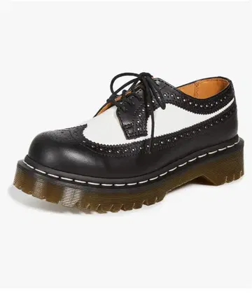 닥터마틴/블랙/화이트 옥스퍼드 신발