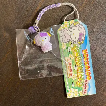 지역 한정 키티 스트랩 홋카이도 한정 징기스칸 꼬리 스트랩 2007