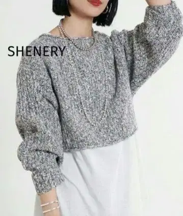 SHENERY 시너리 MIX 숏 니트