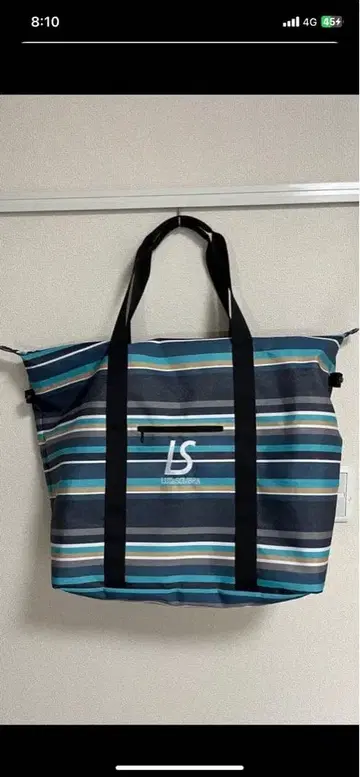 LS 스트라이프 토트백 대용량