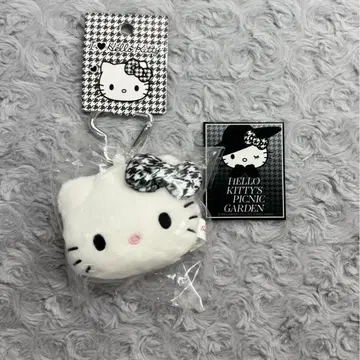 산리오 헬로키티 페이스형 마스코트 홀더 하운드투스