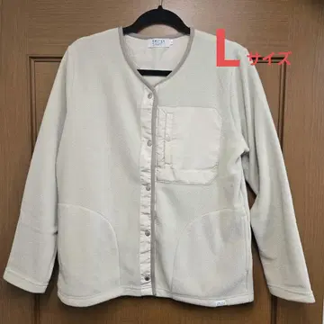 스위치 모션 플리스 자켓 코트 L 베이지