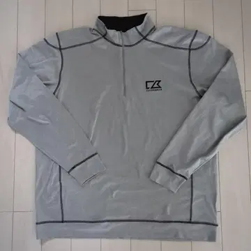 사이즈 XXL CUTTER & BUCK 그레이 하프 지퍼 셔츠