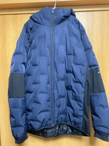 SSK proedge 후드 부착 다운 자켓 네이비