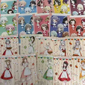 뱅드림 스이파라 혜택 엽서 전 20종 풀컴플리트 세트