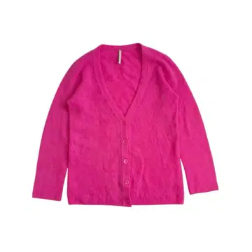 Merceria DRESSTERIOR 캐시미어 가디건 선명한 핑크