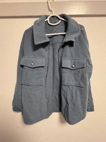 Hunch 울 블렌드 지퍼 블루종 색스