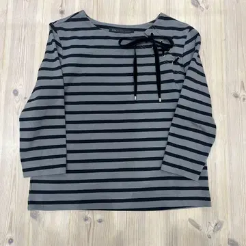 마크 바이 마크 제이콥스 긴팔 티셔츠 그레이/블랙 스트라이프