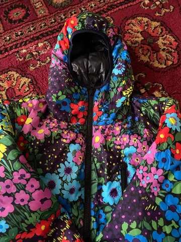 BOHEMIANS 다운 자켓 꽃무늬 컬러풀 팝 보헤미안즈