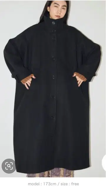 libra cue 리브라큐 블랙 롱 코트 FREE 사이즈