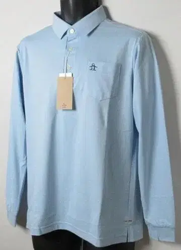 새상품 먼싱웨어 골프 선스크린 긴팔 피케 셔츠/L/색스