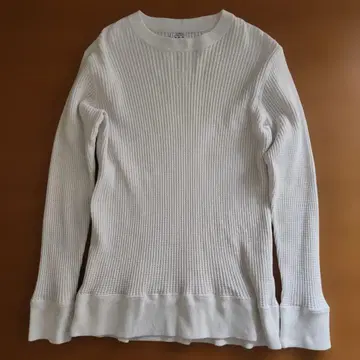 JE MORGAN 서멀 티셔츠 와플 풀오버