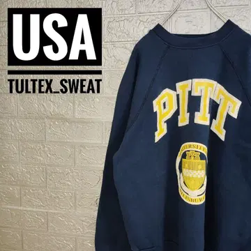 USA제 Tultex 빈티지 구제 의류 맨투맨 트레이닝복 네이비 XL