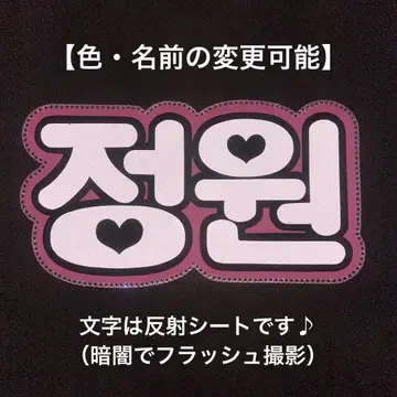 네임보드 ENHYPEN 엔하이픈 정원 반사 시트 네임보