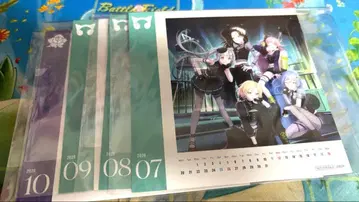 4장 세트 달력 카드 RAISE A SUILEN & Roselia