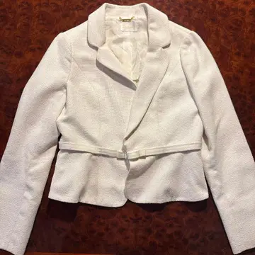 Harrods 화이트 테일러드 자켓 사이즈 2